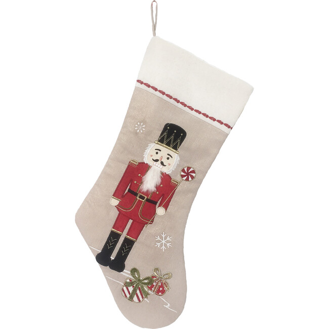 Nutcracker Stocking, Red