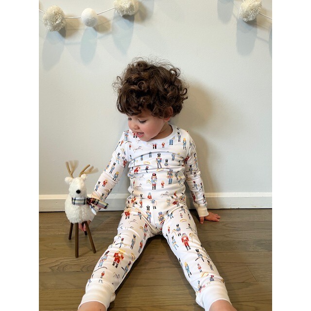 Nutcracker & Little Toy Soldiers Pajamas, Blue - Pajamas - 2