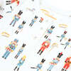 Nutcracker & Little Toy Soldiers Baby Onesie + Hat, Blue - Pajamas - 3