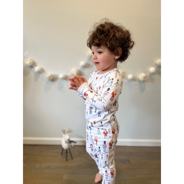 Nutcracker & Little Toy Soldiers Pajamas, Blue - Pajamas - 4
