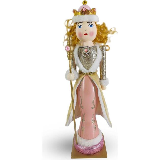 Fancy Christmas Nutcracker Queen, Rose Gold - Nutcrackers - 1