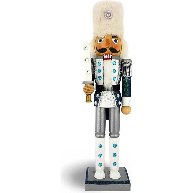 Snow Fantasy Nutcracker Soldier, Blue/White