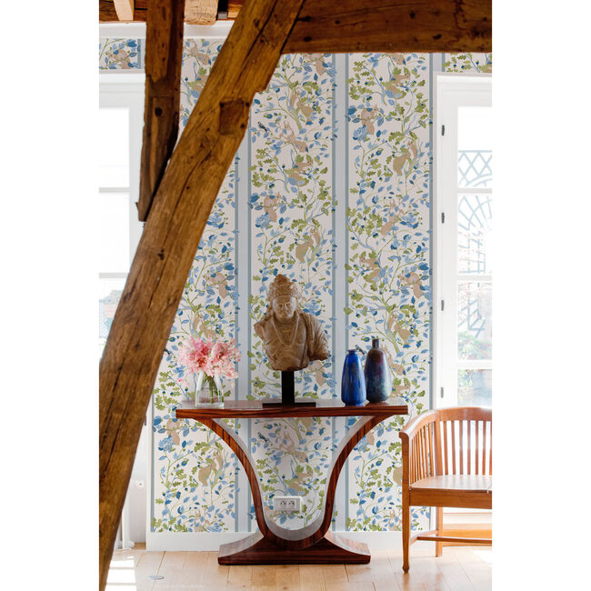 Nutcracker Wallpaper, Blue/Green