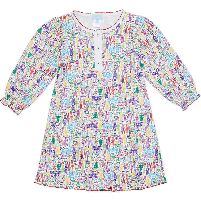 Nutcracker Tess Lounge Dress, Multi - Dresses - 1