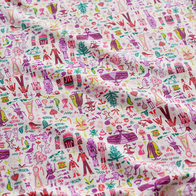 Nutcracker Girls Baby Zip Romper, Pink - Rompers - 4