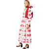 Women's Eleanor Smocked Long Puff Sleeve Dress, Nutcracker Garden - Dresses - 2 - thumbnail