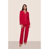 Gisele Printed TENCEL Modal Long PJ Set, NUTCRACKER HOLLY RED/IVORY - Pajamas - 1 - thumbnail