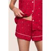 Gisele Printed TENCEL Modal Shortie PJ Set, NUTCRACKER HOLLY RED/IVORY - Pajamas - 2