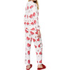 Floral Long Sleeve Shirt Full Leg Pajama Set, Nutcracker Garden - Pajamas - 3 - thumbnail
