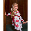 Eleanor Peter Pan Collar Long Sleeve Dress, Nutcracker Garden - Dresses - 3 - thumbnail