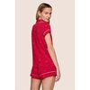 Gisele Printed TENCEL Modal Shortie PJ Set, NUTCRACKER HOLLY RED/IVORY - Pajamas - 3