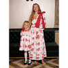 Eleanor Peter Pan Collar Long Sleeve Dress, Nutcracker Garden - Dresses - 6 - thumbnail