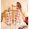 Floral Print Short Sleeve Gown, Nutcracker Garden - Pajamas - 6 - thumbnail