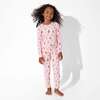 Nutcracker Pink Bamboo Kids Pajamas, Pink - Pajamas - 6