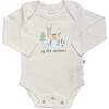 Graphic Bodysuit, Christmas Deer (Long Sleeve) - Onesies - 1 - thumbnail