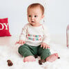 Graphic Bodysuit, My First Christmas (Long Sleeve) - Onesies - 2 - thumbnail