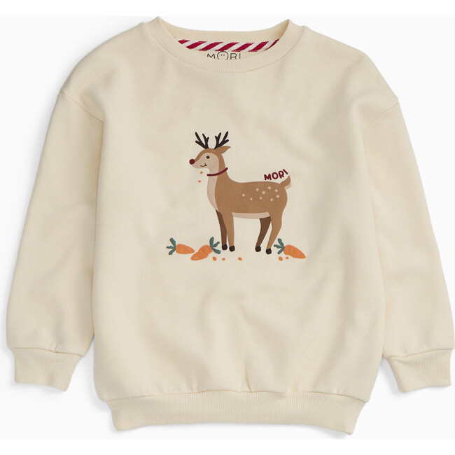 Reindeer Sweatshirt Reindeer & Cream