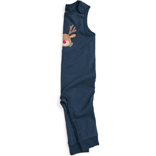 Ribbed Reindeer Overalls Navy & Reindeer - Overalls - 4