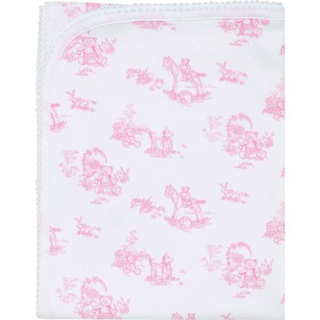 Pink Toile Blanket
