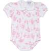 Pink Toile Smocked Bubble - Onesies - 1 - thumbnail