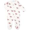 Red Merry Sleighs Zipper Footie - Footie Pajamas - 1 - thumbnail