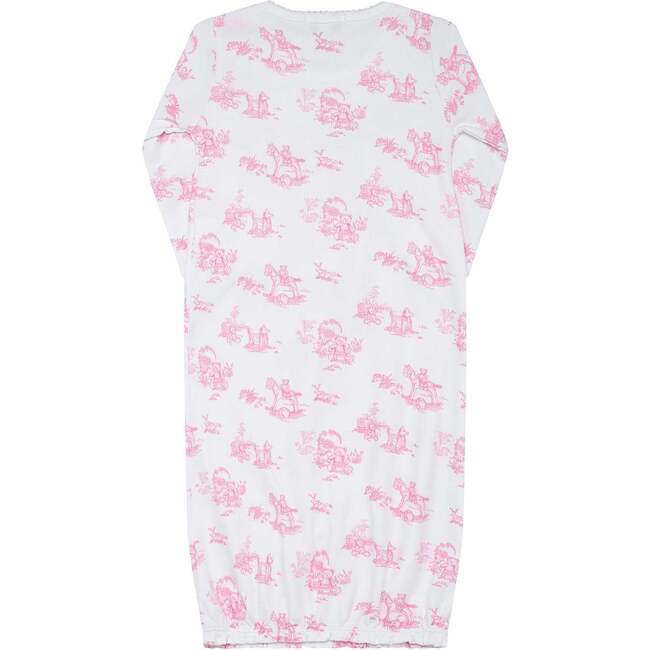 Pink Toile Baby Gown - Nightgowns - 2