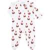 Santa Print Zipper Footie - Footie Pajamas - 1 - thumbnail