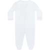 White Crochet Footie - Footie Pajamas - 2