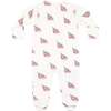 Red Merry Sleighs Zipper Footie - Footie Pajamas - 2