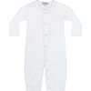 White Crochet Converter Gown - Nightgowns - 2