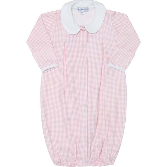 Pink Gingham Converter Gown - Nightgowns - 1