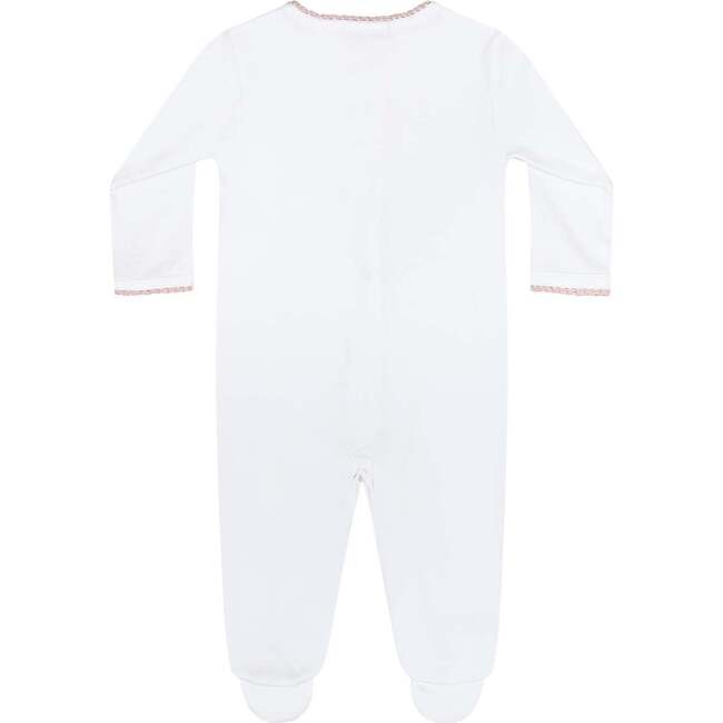 Pink Crochet Footie - Footie Pajamas - 2