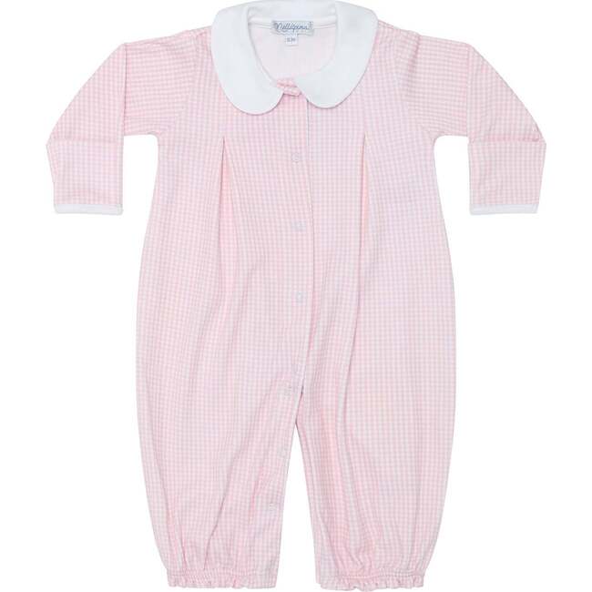 Pink Gingham Converter Gown - Nightgowns - 2
