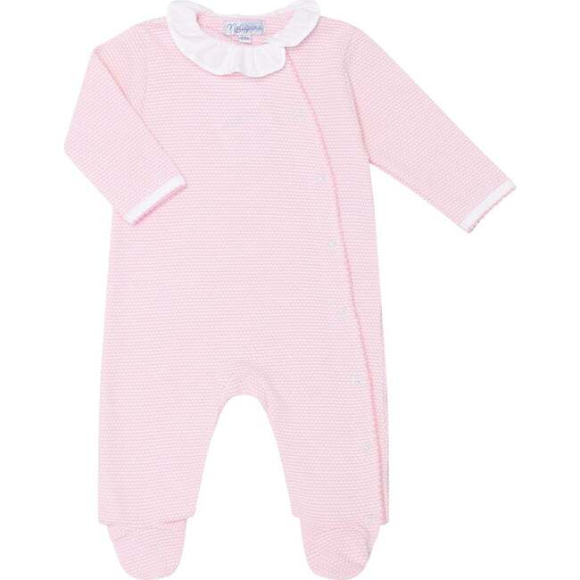 Pink Bubble Crossover Footie