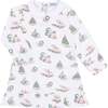 Christmas Toile Long Sleeve Playtime - Dresses - 1 - thumbnail