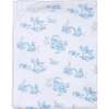 Blue Toile Blanket - Blankets - 2