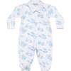 Blue Toile Baby Converter Gown - Nightgowns - 1 - thumbnail