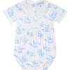 Blue Toile Baby Bubble - Onesies - 1 - thumbnail