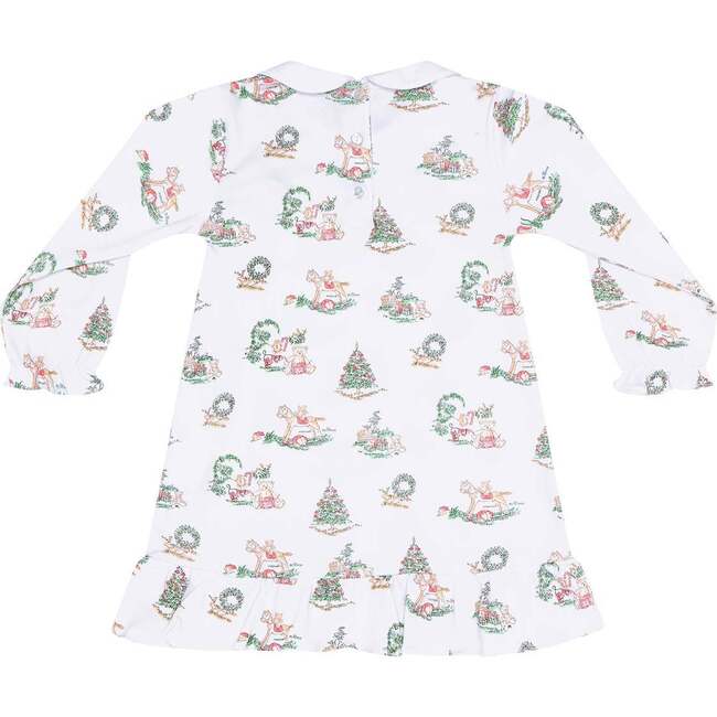 Christmas Toile Long Sleeve Playtime - Dresses - 2