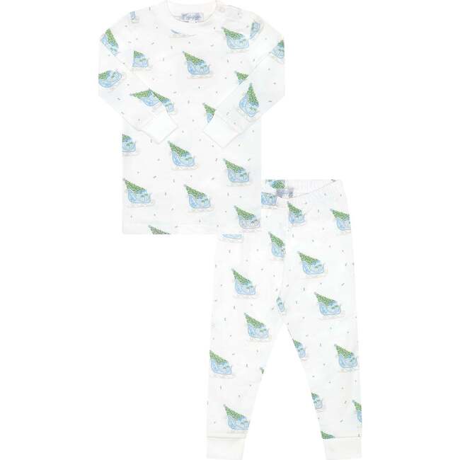 Blue Merry Sleighs Pajamas