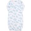 Blue Toile Baby Gown - Nightgowns - 1 - thumbnail