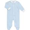 Blue Gingham Zipper Footie - Footie Pajamas - 1 - thumbnail