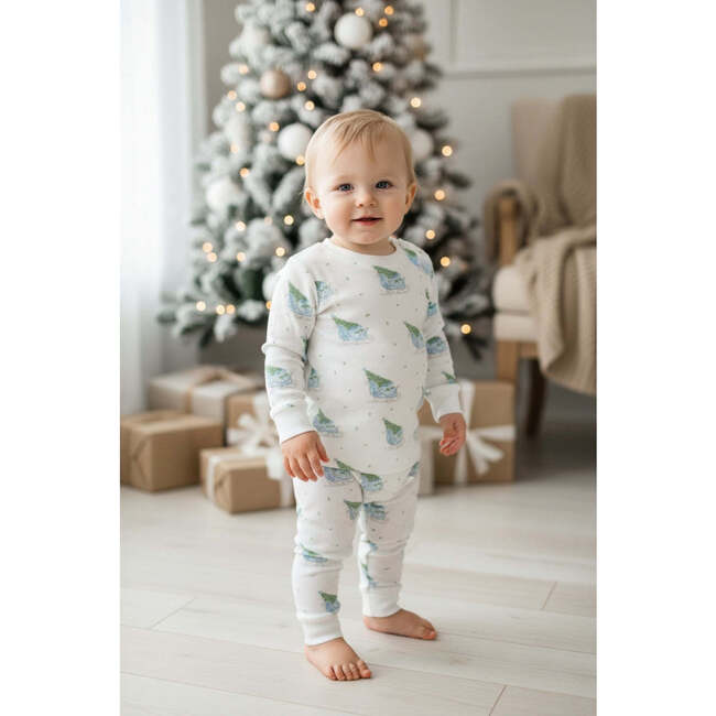 Blue Merry Sleighs Pajamas - Pajamas - 2