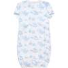 Blue Toile Baby Gown - Nightgowns - 2