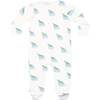 Blue Merry Sleighs Zipper Footie - Footie Pajamas - 2
