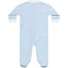 Blue Gingham Zipper Footie - Footie Pajamas - 2