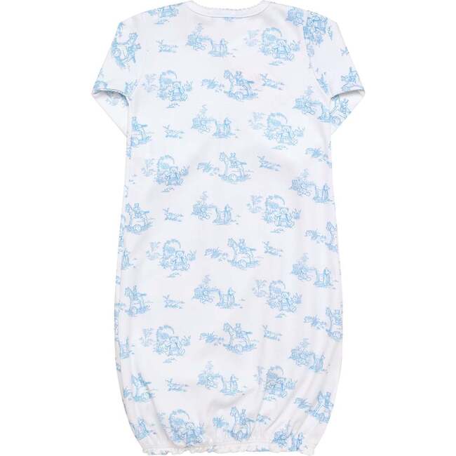 Blue Toile Baby Gown - Nightgowns - 3