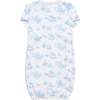Blue Toile Baby Gown - Nightgowns - 3