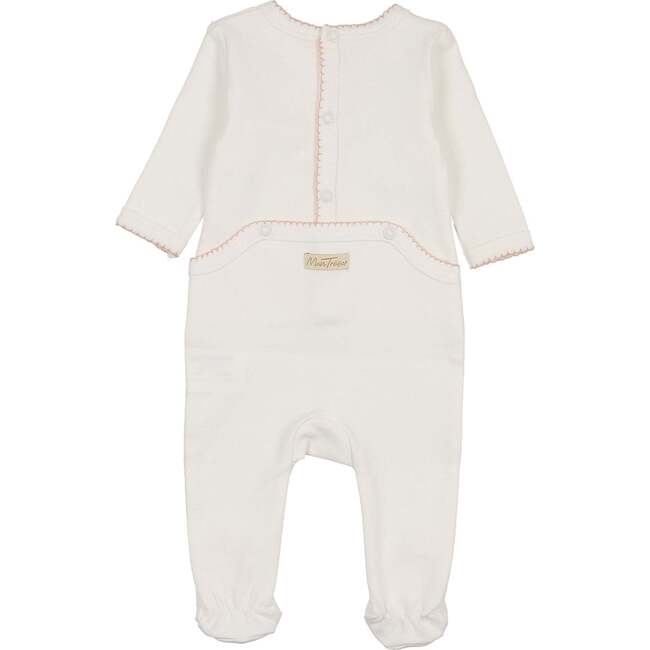 Heirloom Blossom Layette Set Ivory & Pink