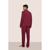 William TENCEL Modal PJ Set, BORDEAUX/IVORY - Pajamas - 2